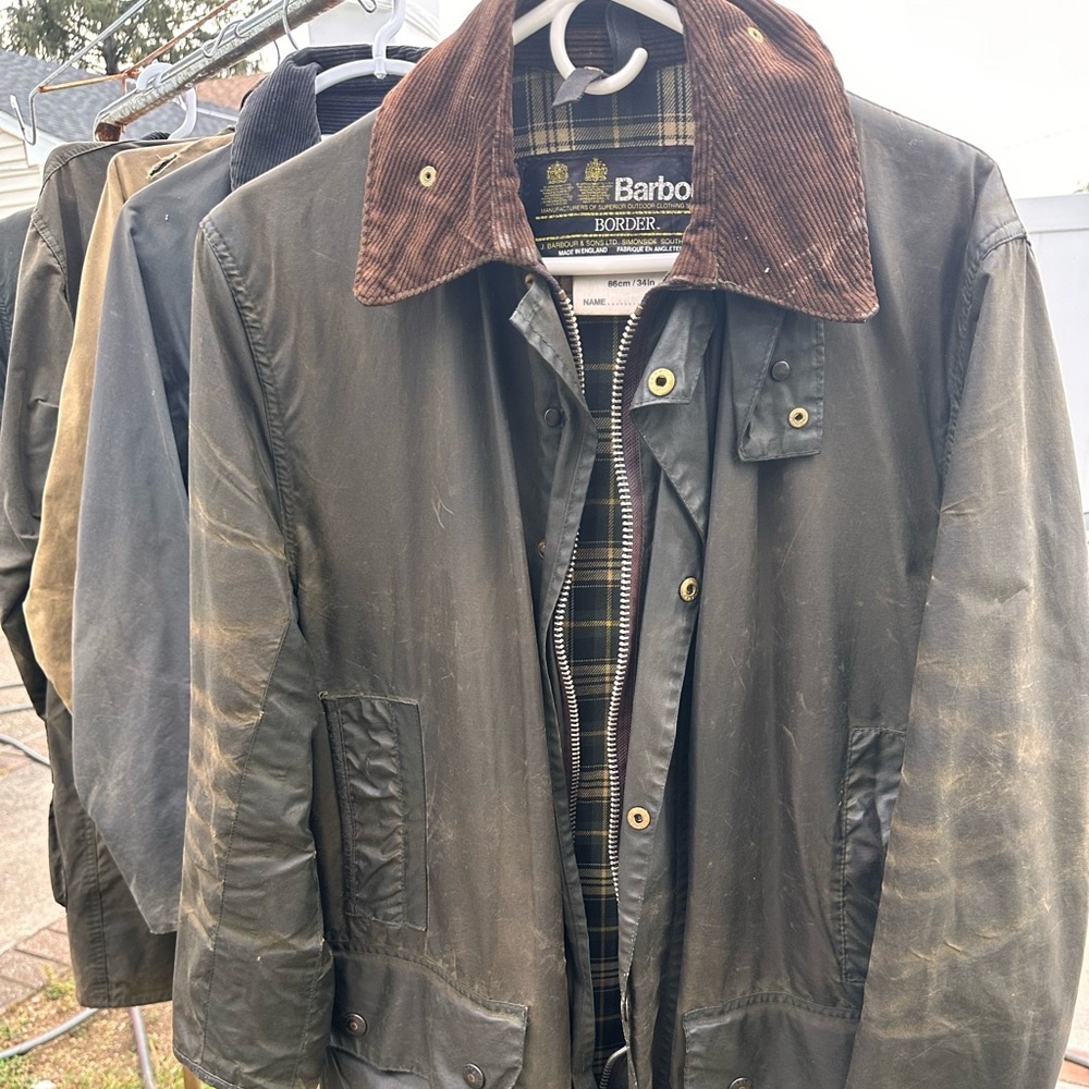 Vintage Barbour Men's Border Jacket